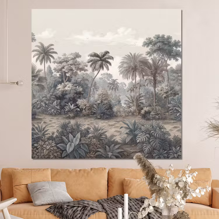 Forex - Tropisch - Landschap - Illustratie — 4