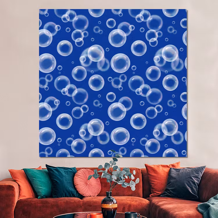 Forex - Bubbels - Patroon - Blauw — 3