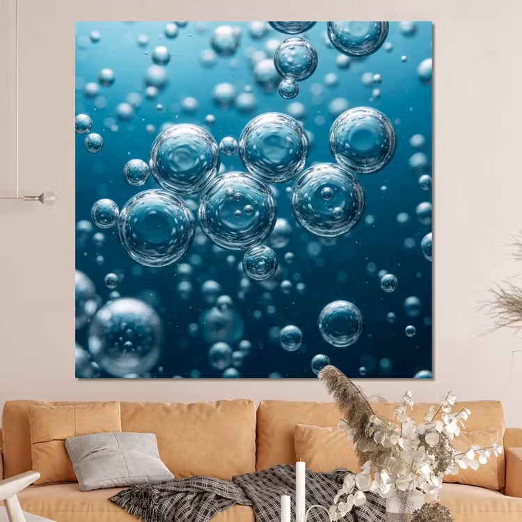 Forex - Luchtbellen - Dynamisch - Blauw — 4