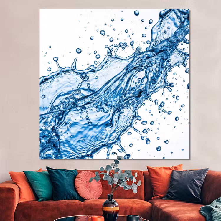 Forex - Spash - Water - Blauw — 3