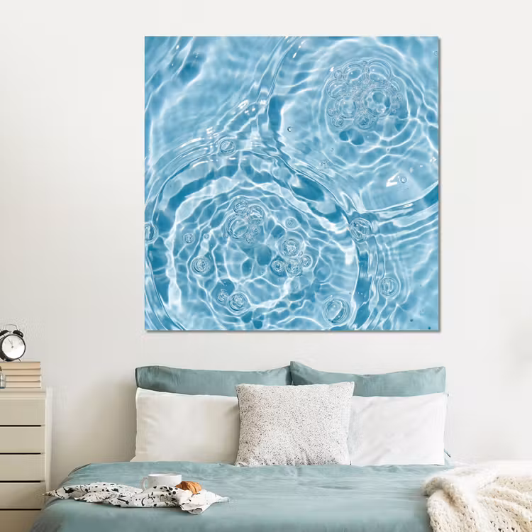 Forex - Water - Blauw - bubbels — 2