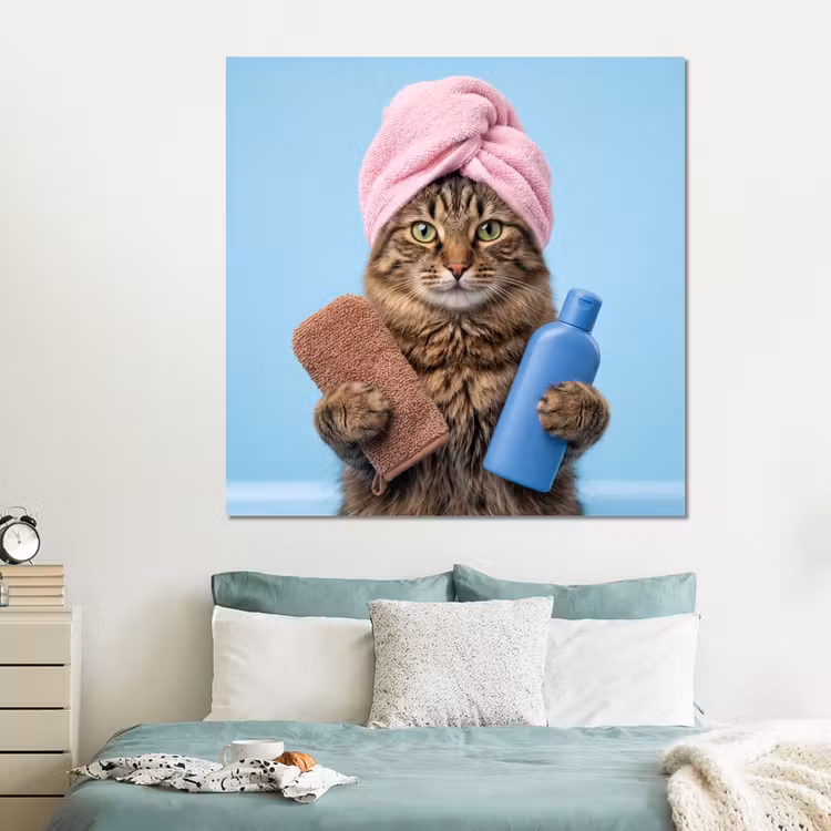 Forex - Kat - Handdoek - Washand - Zeep — 2