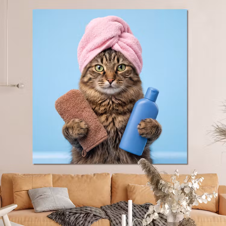 Forex - Kat - Handdoek - Washand - Zeep — 4