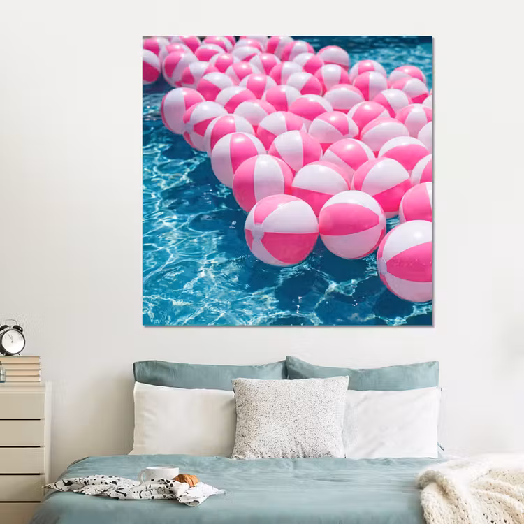 Forex - Strandballen - Roze - Water — 2