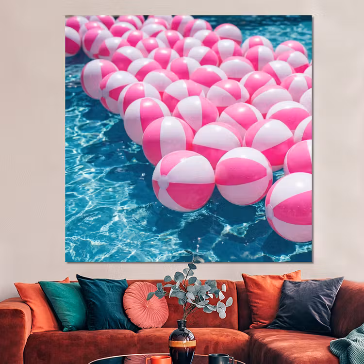 Forex - Strandballen - Roze - Water — 3
