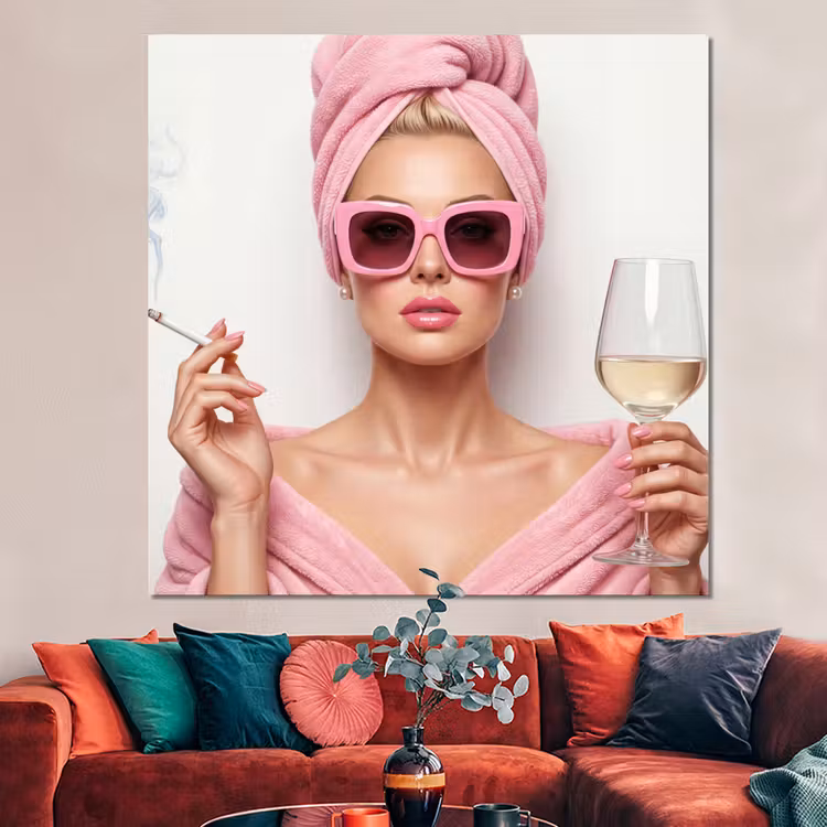 Forex - Vrouw - Roze - Wijn - Zonnebril — 3
