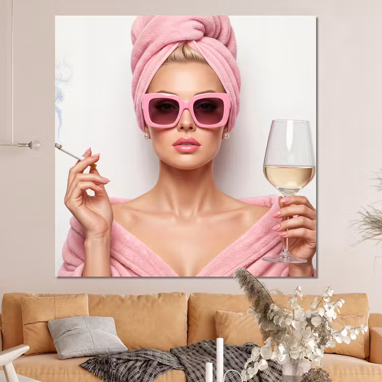 Forex - Vrouw - Roze - Wijn - Zonnebril — 4
