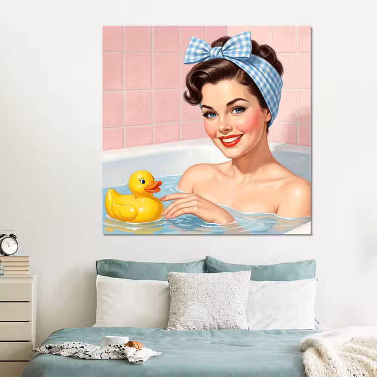 Forex - Badkamer - Eend - Blauw — 2