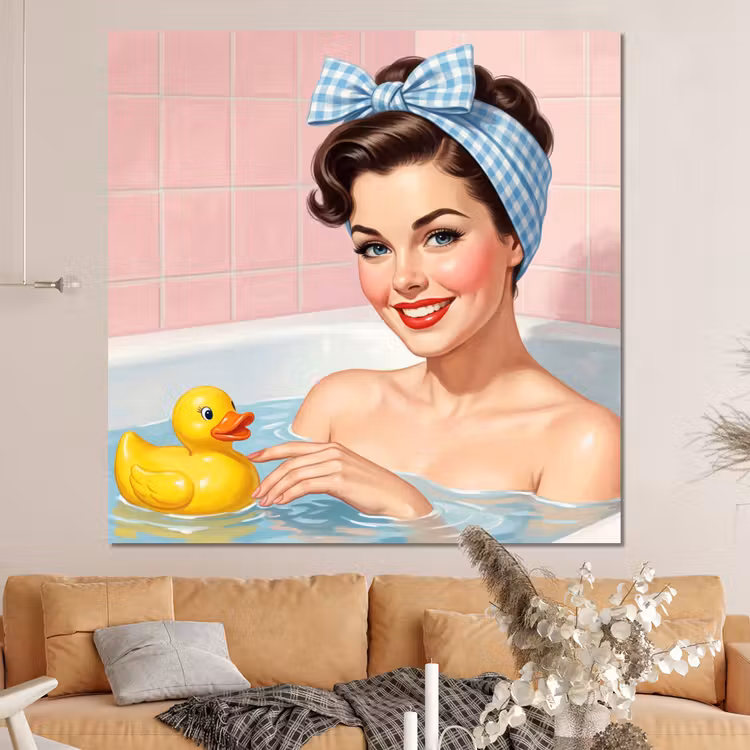 Forex - Badkamer - Eend - Blauw — 4
