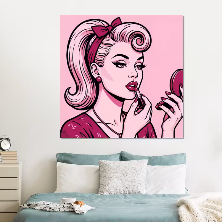 Forex - Vintage - Vrouw - Roze — 2