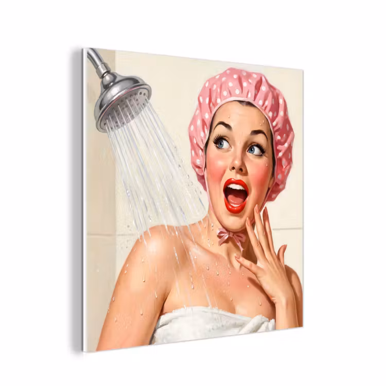 Forex - Vrouw - Douche - Roze — 1
