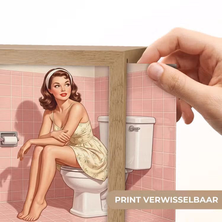 Lightbox - Wandlamp - Roze - Retro - Vrouw — 6