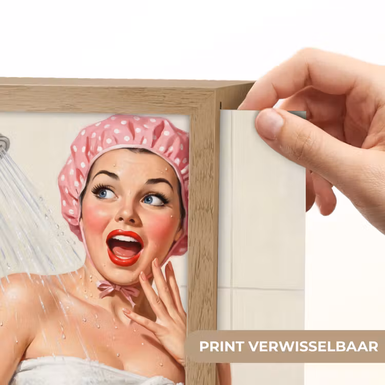 Lightbox - Wandlamp - Vrouw - Douche - Roze — 6