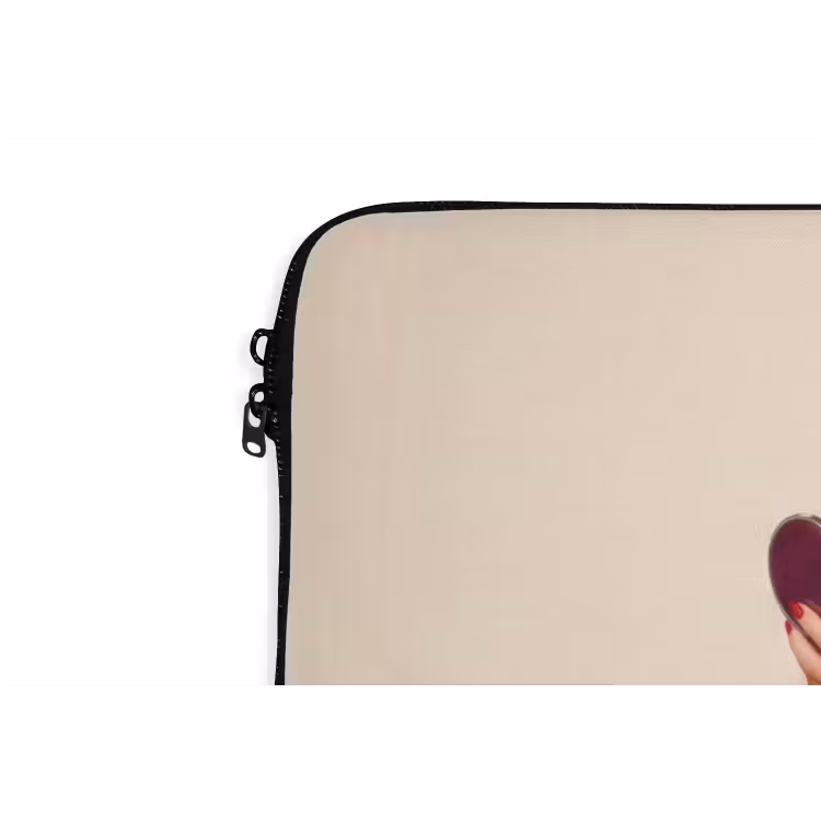 Laptophoes - Illustratie - Mascara - Vrouw - Geel — 5