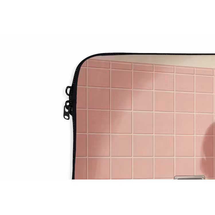 Laptophoes - Roze - Retro - Vrouw — 5