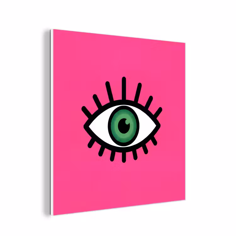 Forex - Minimalistisch - Oog - Roze — 1