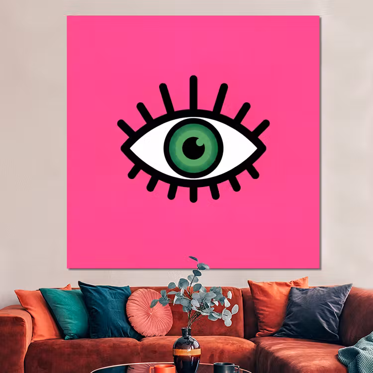 Forex - Minimalistisch - Oog - Roze — 3