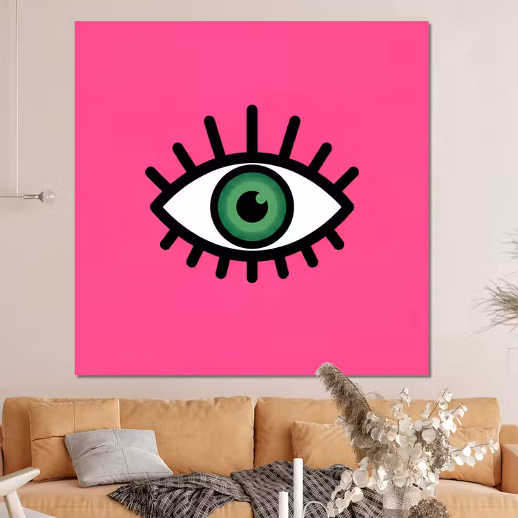 Forex - Minimalistisch - Oog - Roze — 4