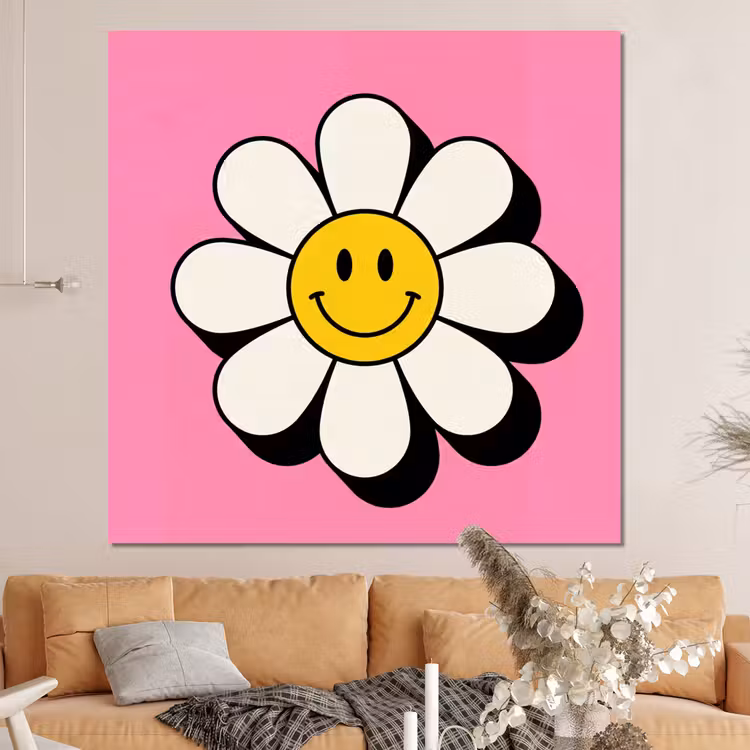 Forex - Smiley - Bloem - Roze — 4