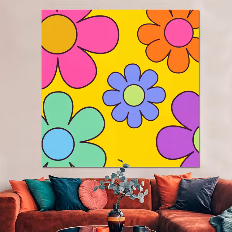 Forex - Bloemen - Illustratie - Kleurrijk — 3