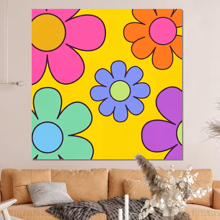 Forex - Bloemen - Illustratie - Kleurrijk — 4