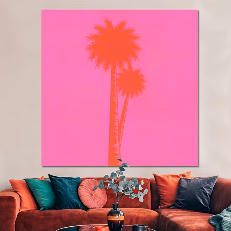Forex - Palmbomen - Modern - Roze — 3