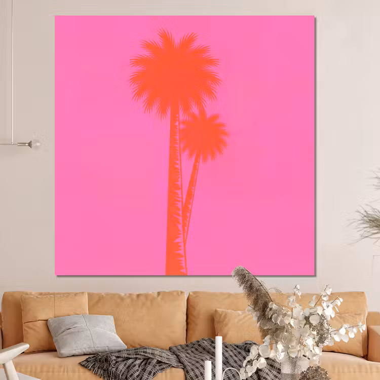 Forex - Palmbomen - Modern - Roze — 4