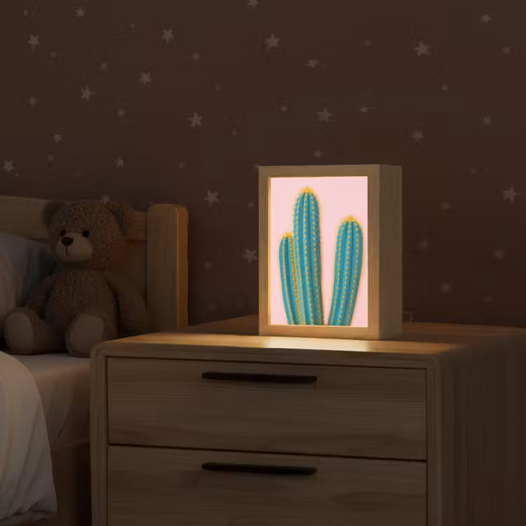 Nachtlampje - Cactussen - Modern - Pastel — 2