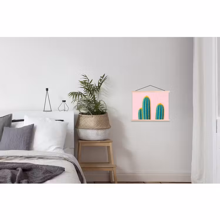 Schoolplaat - Cactussen - Modern - Pastel — 2