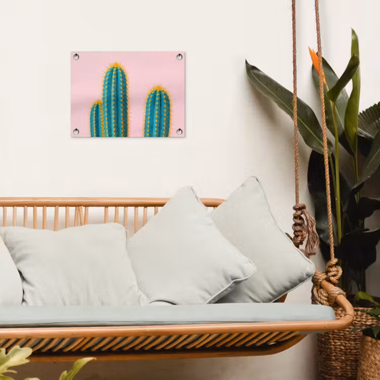 Tuinposter - Cactussen - Modern - Pastel — 5