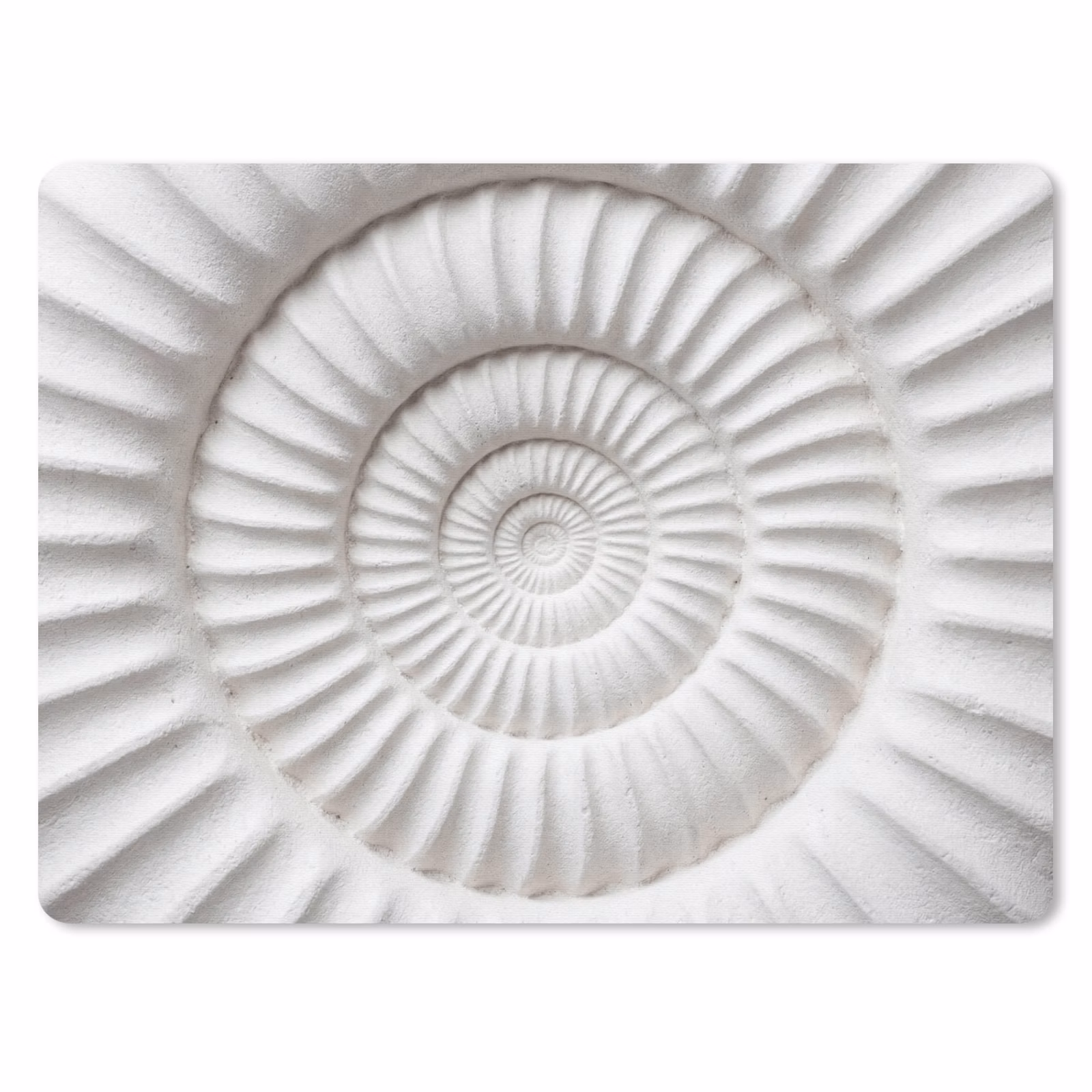 Muismat - Schelp - Spiraal - Wit — 1