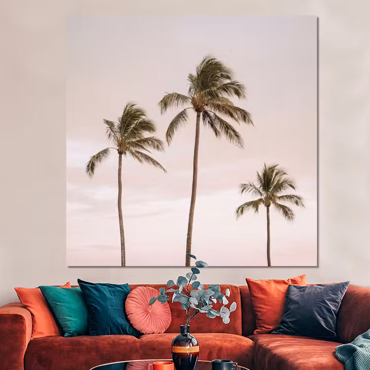 Forex - Palmbomen - Zonsondergang - Roze — 3
