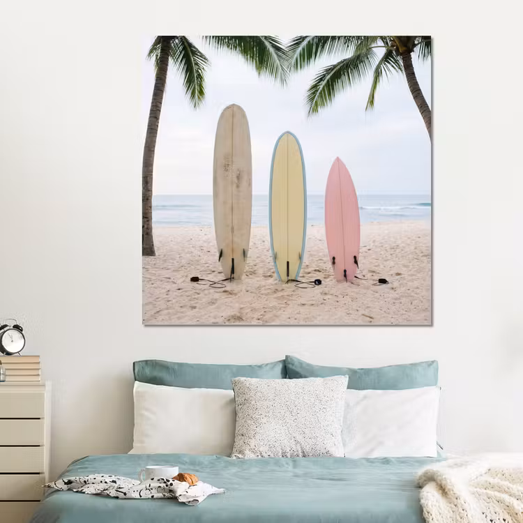 Forex - Surfboard - Palmbomen - Kleurrijk — 2