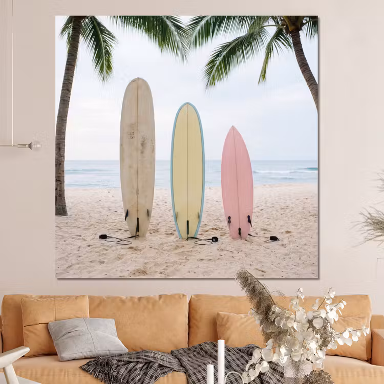 Forex - Surfboard - Palmbomen - Kleurrijk — 4