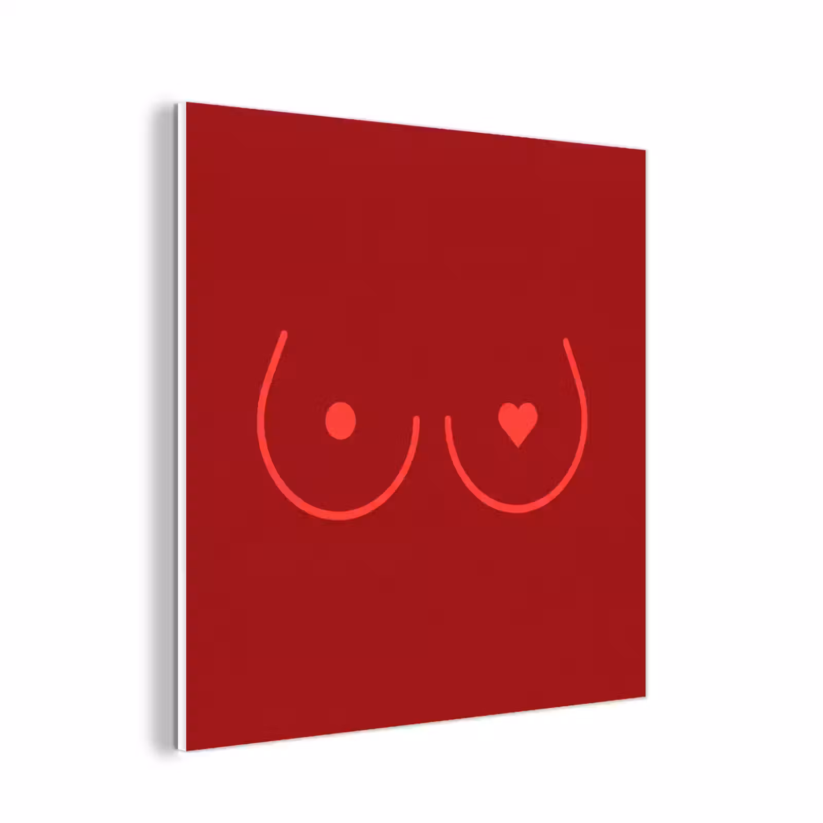 Forex - Minimalistisch - Lijnillustratie - Rood — 1