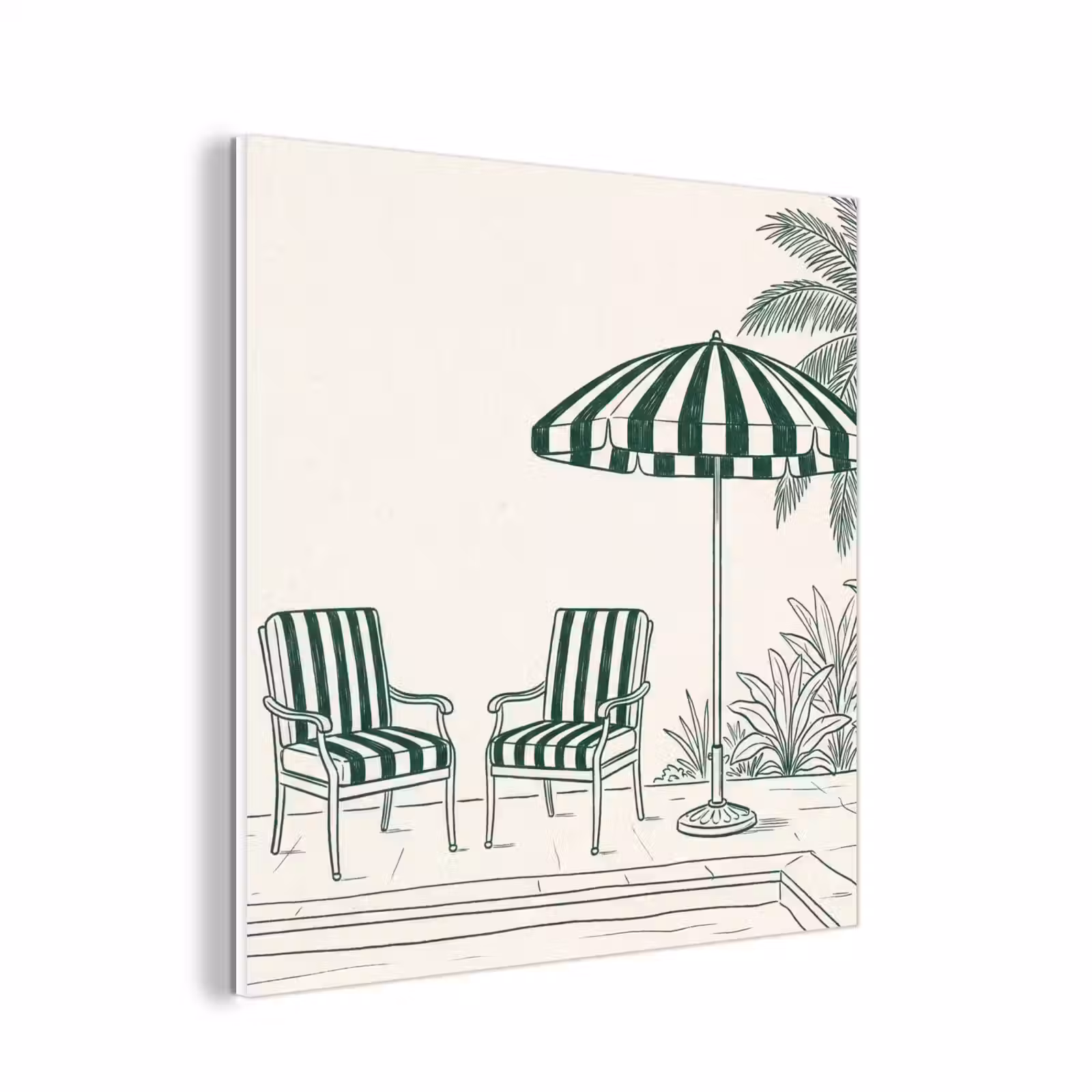 Forex - Terras - Illustratie - Groen — 1