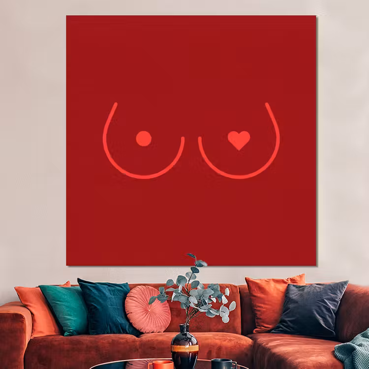 Forex - Minimalistisch - Lijnillustratie - Rood — 3