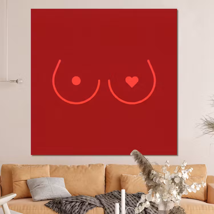 Forex - Minimalistisch - Lijnillustratie - Rood — 4