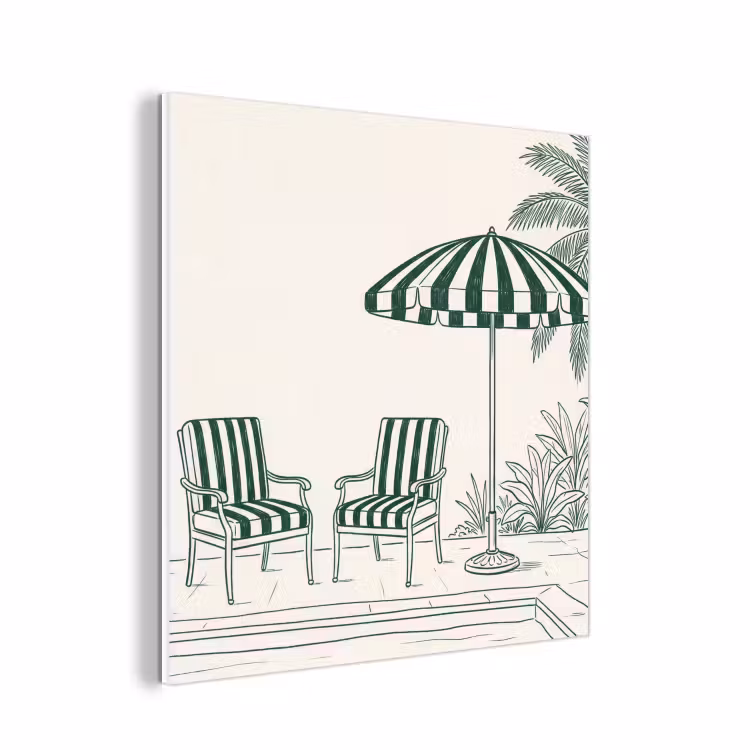 Forex - Terras - Illustratie - Groen — 1