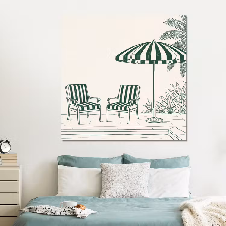 Forex - Terras - Illustratie - Groen — 2