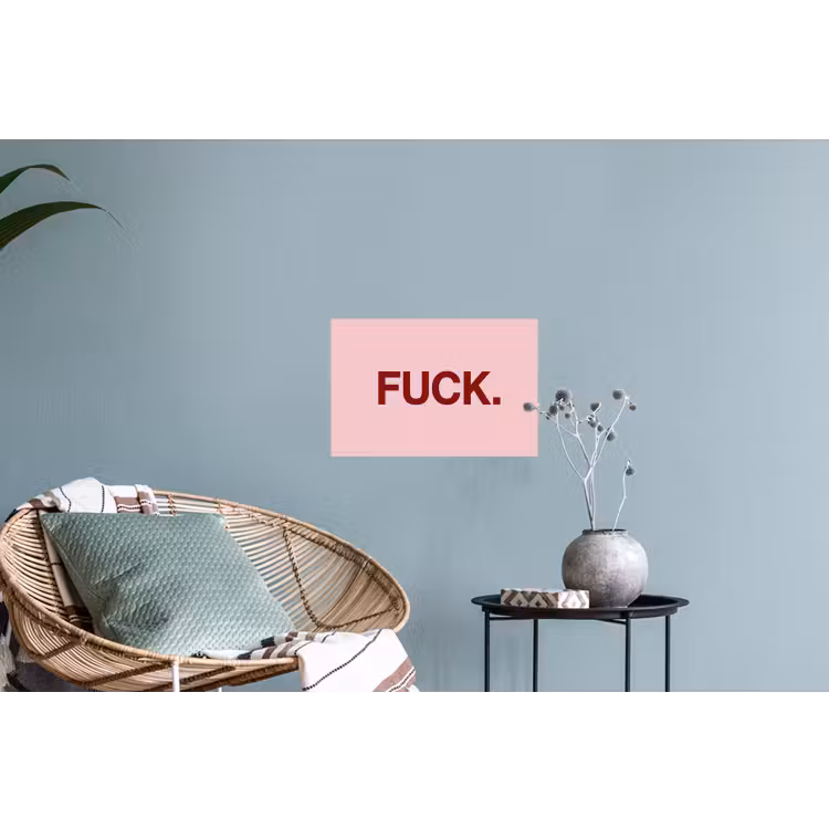 Muursticker - Statement - Krachtig - Roze — 4