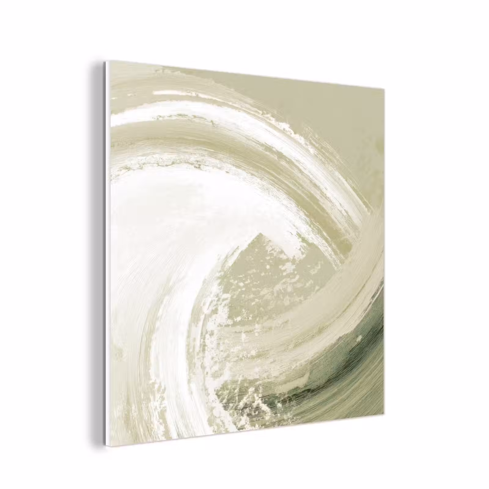Forex - Abstract - Penseelstreken - Golven - Groen — 1