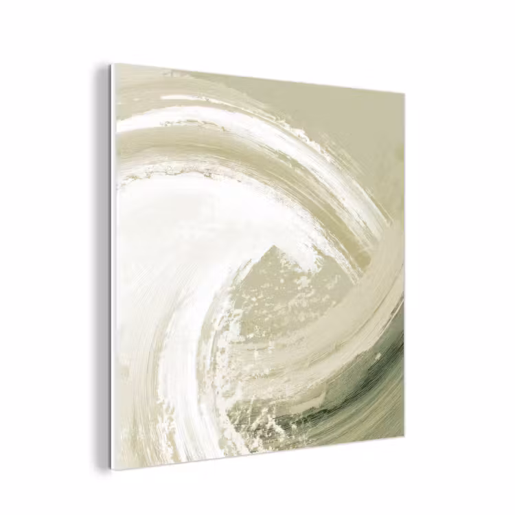 Forex - Abstract - Penseelstreken - Golven - Groen — 1