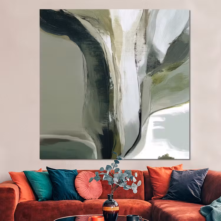 Forex - Natuur - Abstract - Groen - Penseelstreken — 3