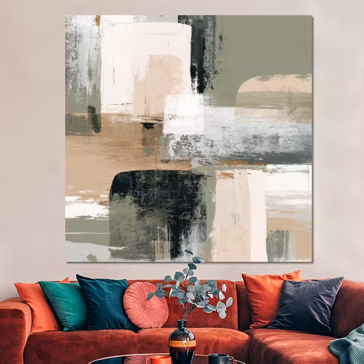 Forex - Penseelstreken - Abstract - Aardetinten — 3