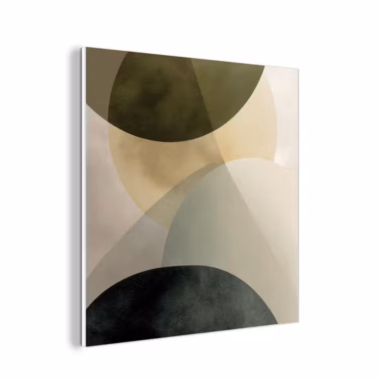 Forex - Vlakken - Abstract - Beige - Cirkels — 1