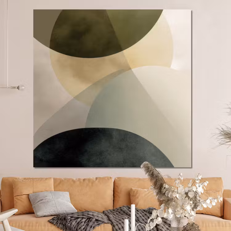 Forex - Vlakken - Abstract - Beige - Cirkels — 4