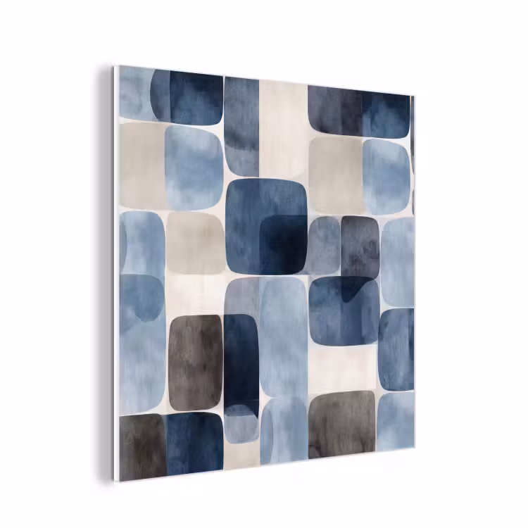 Forex - Patroon - Blauw - Vierkanten — 1