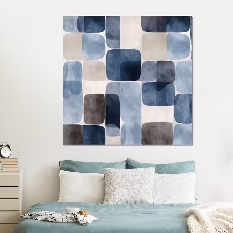 Forex - Patroon - Blauw - Vierkanten — 2