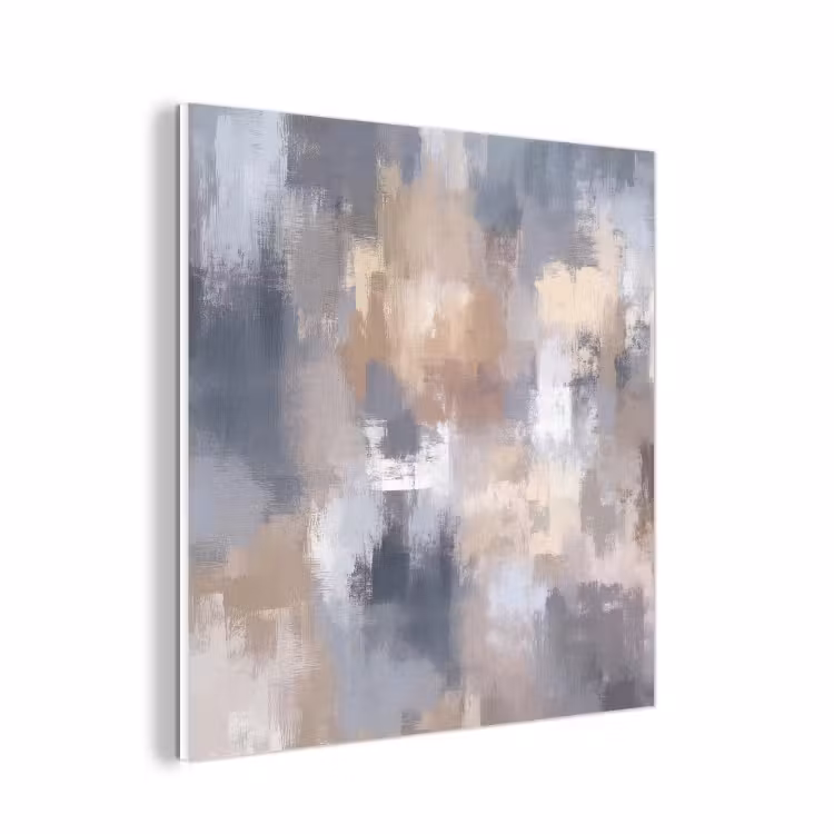 Forex - Penseelstreken - Schilderij - Beige — 1